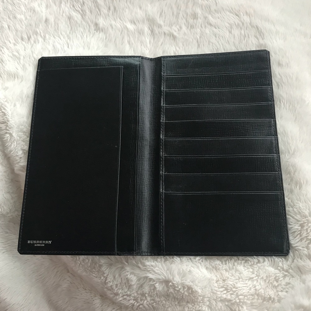Authentic Burberry Checkbook Wallet
